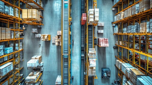 أنظمة النقل والفرز المؤتمتة التي تعمل على تبسيط إنتاجية تجهيز FBA