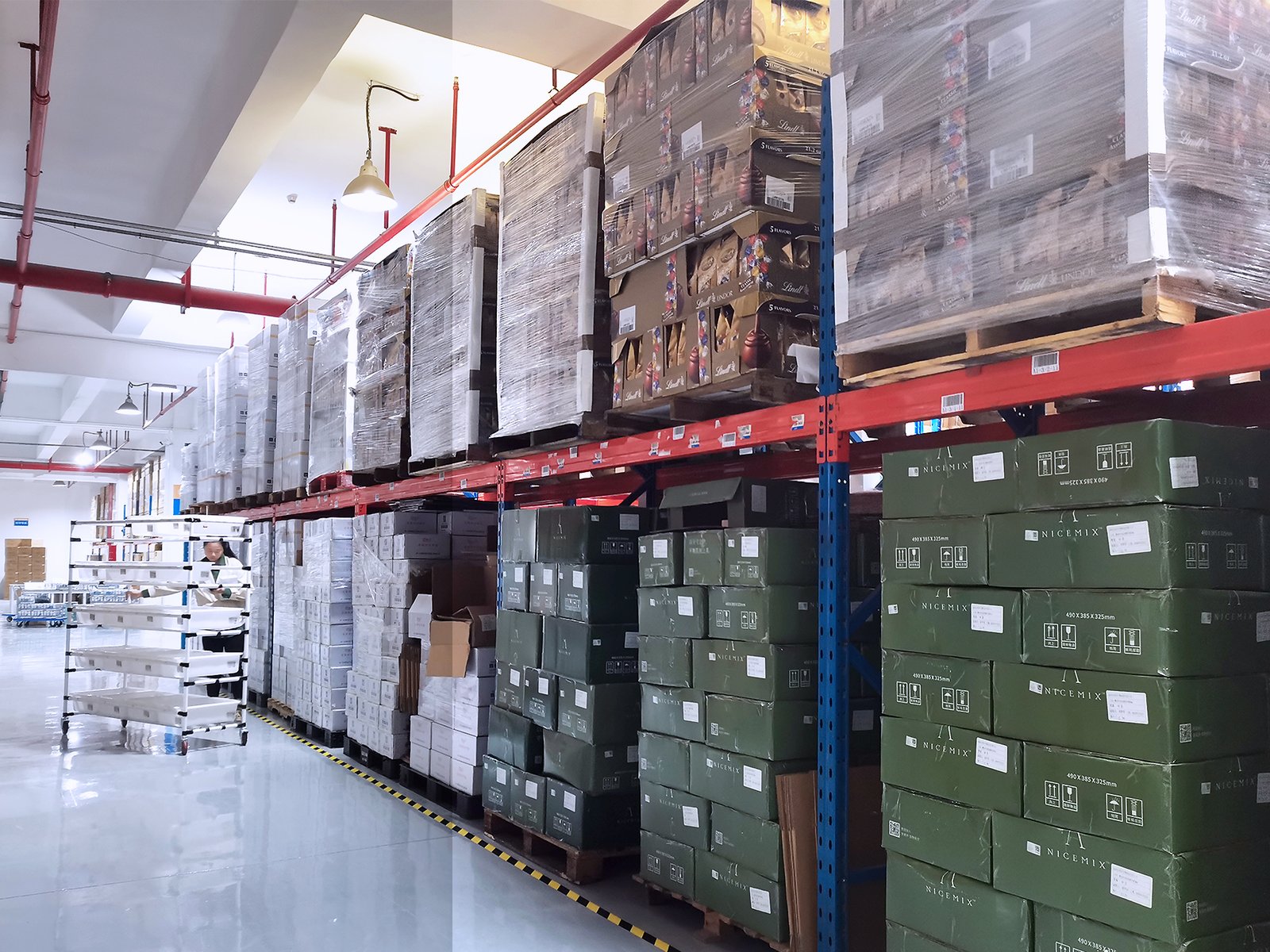 The dedicated Huixin team collaborating in a dynamic office setting to optimize supply chain operations.