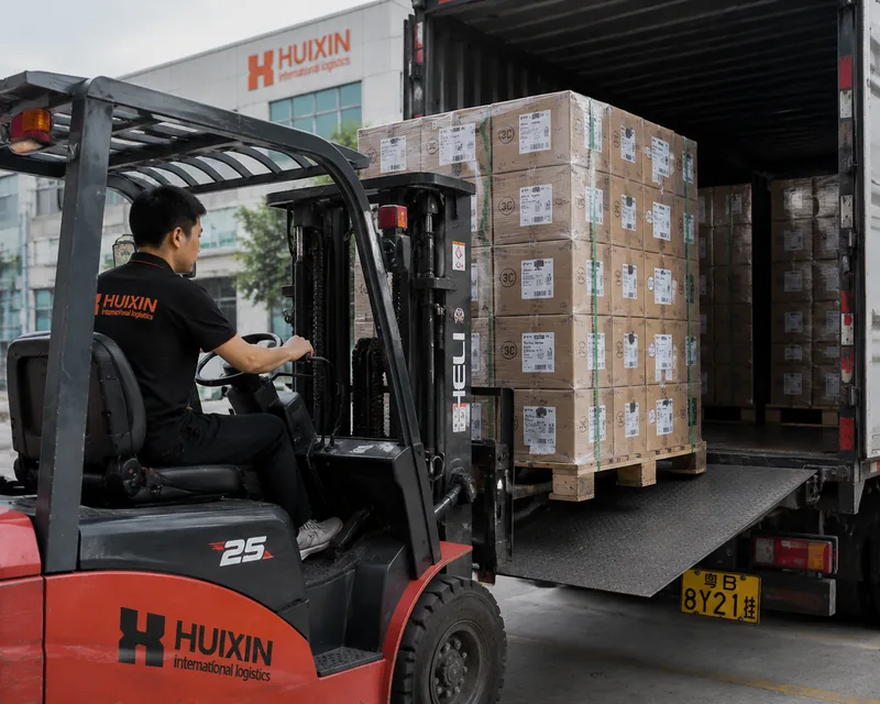 Shenzhen warehouse forklift loading=