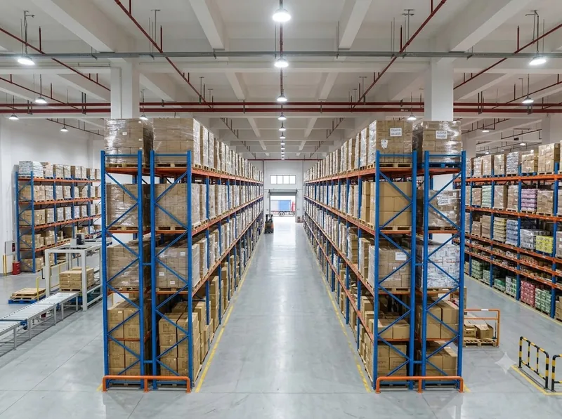 Almacén logístico en China encargado de la preparación, el embalaje y el envío de pedidos de comercio electrónico para marcas DTC