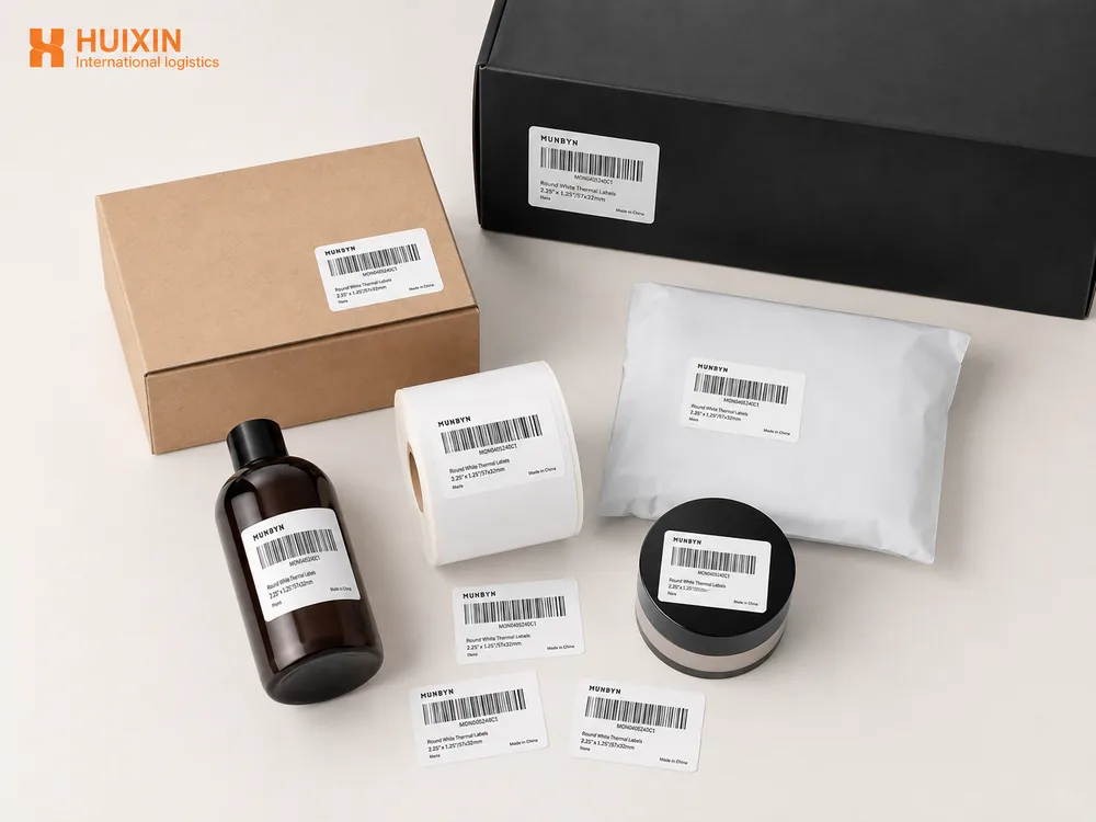 Power adapter repacking and barcode labeling for international order fulfillment