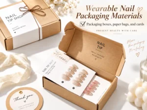 Wearable nail packaging materials prepared at a HUIXIN 3PL China warehouse